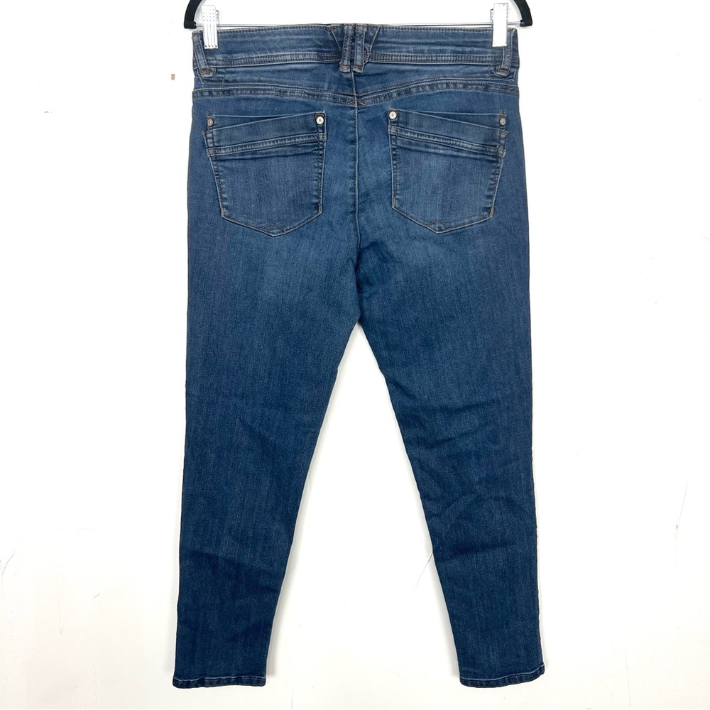 Democracy "Ab" Technology Skinny Jeans Size 8 Stretch Elastic Waist - Picture 3 of 4